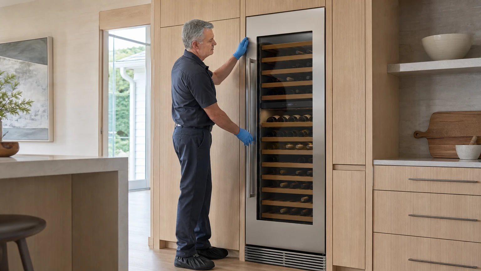Wine cooler diagnostic visit in Water Mill